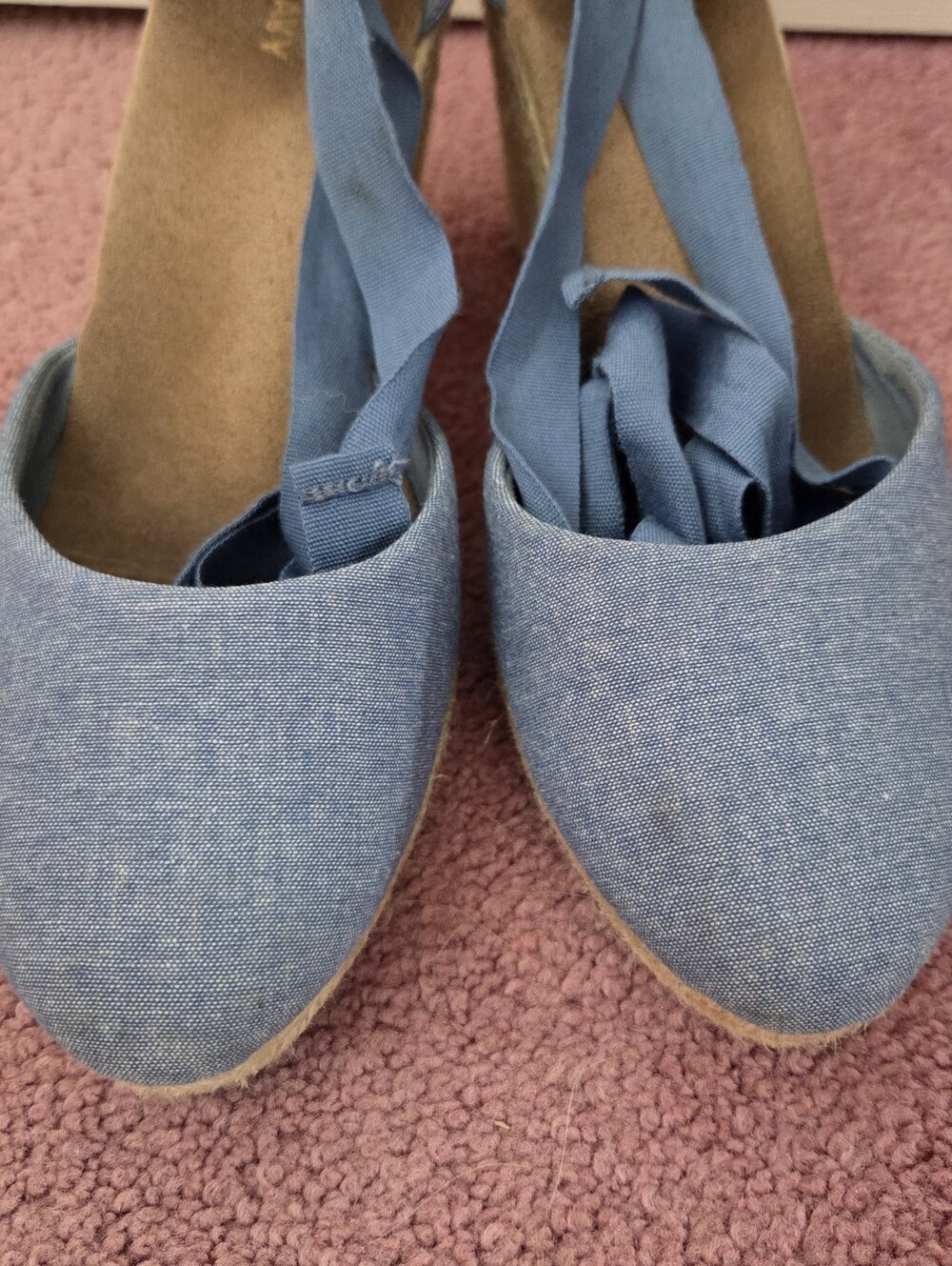 Old Navy Blue Tie Espadrilles - Picture 6 of 7